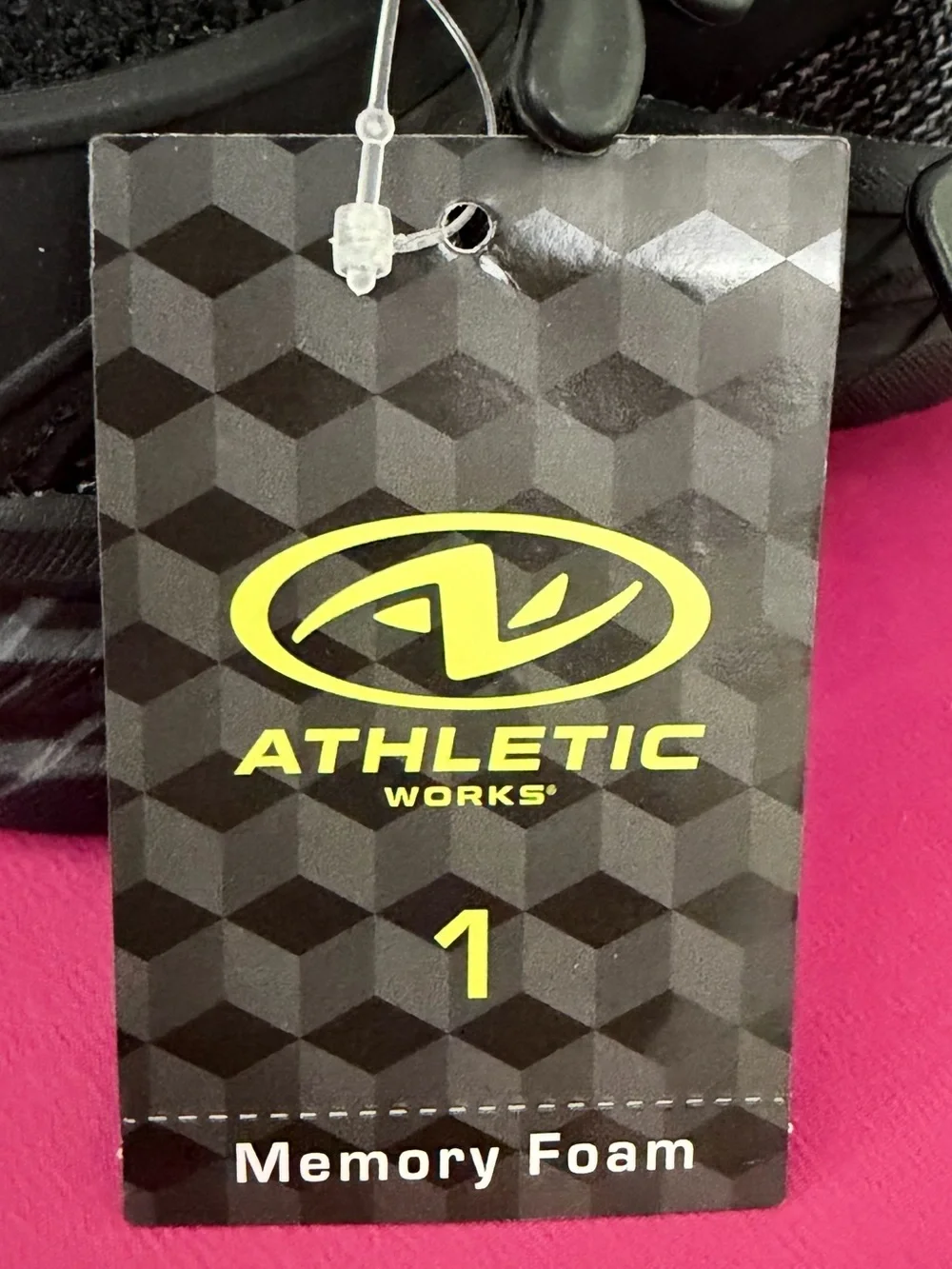 Athletic Works Unisex Black &Gray Knit Sneakers w/ Memory Foam Insole Kids 1 NWT - Picture 10 of 11